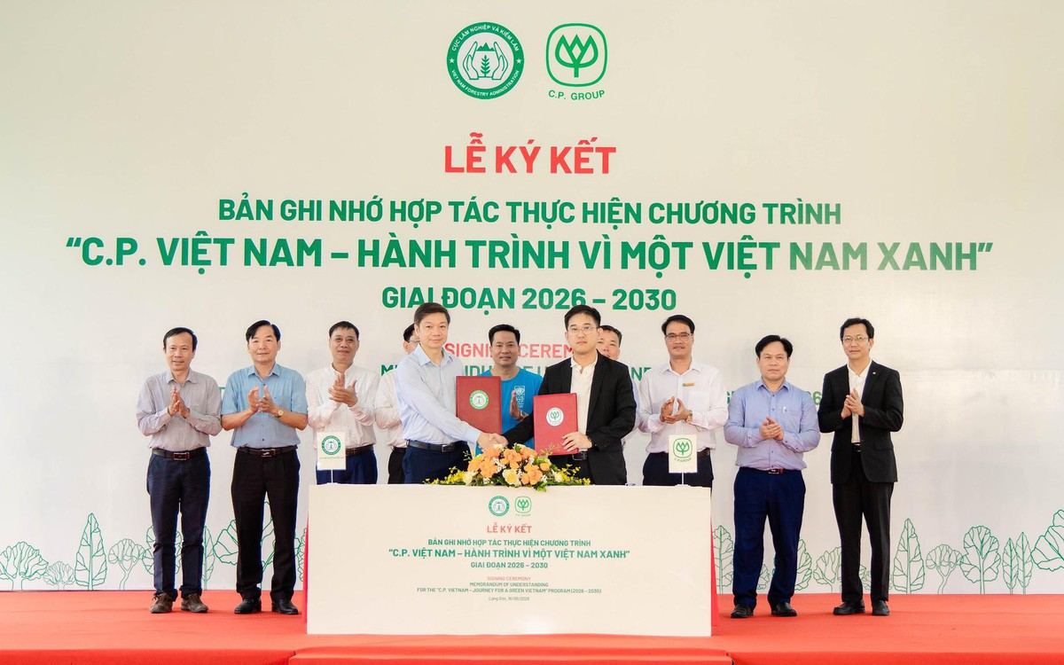 Lộ trình 3 triệu cây xanh trong mục tiêu Net Zero của C.P. Việt Nam