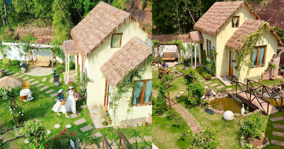 Từ bãi đất hoang thành nhà cổ tích 14m2 giá 70 triệu