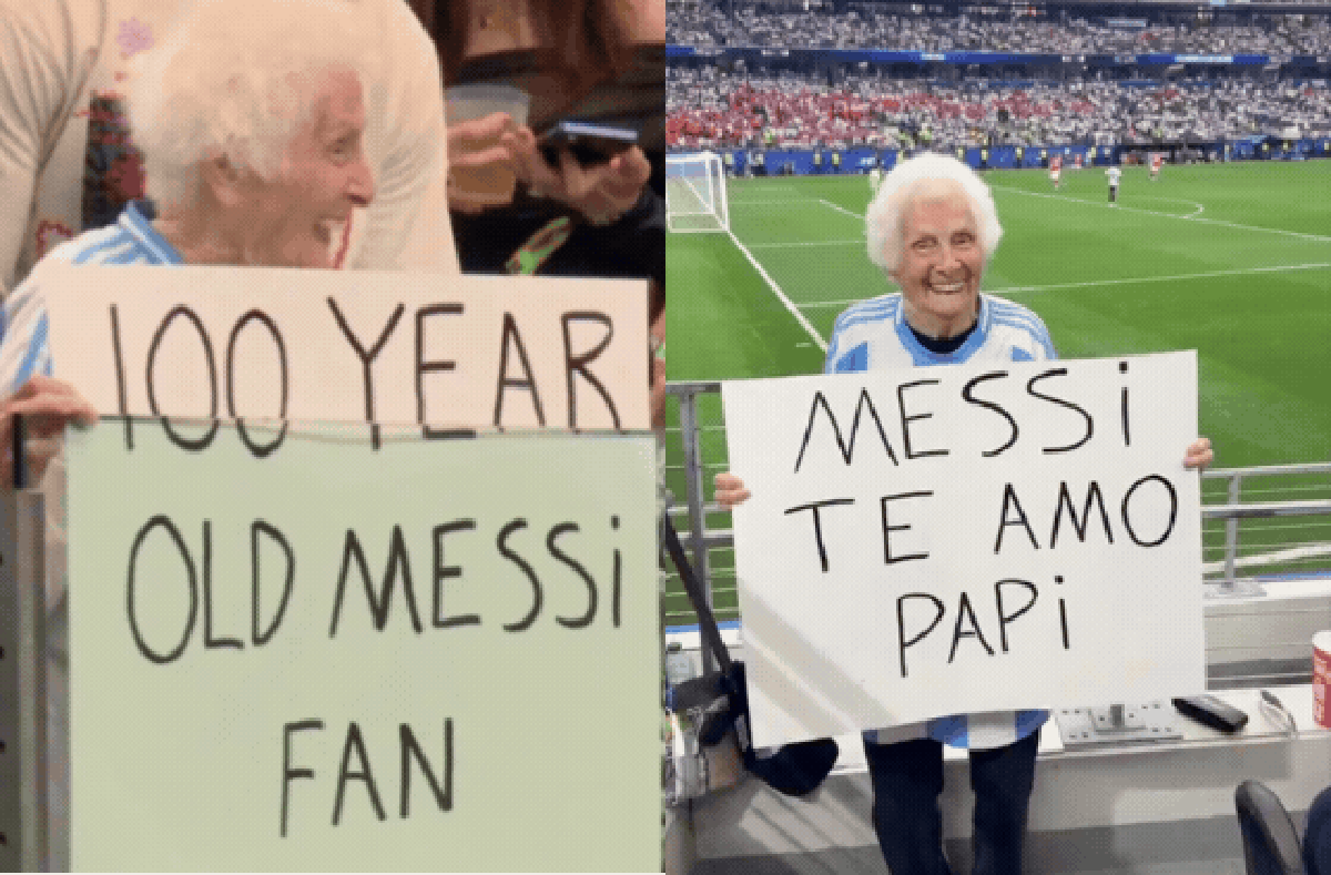 Cụ bà 100 tuổi gây náo loạn khán đài World Cup: Sở hữu 25 triệu người theo dõi, từng ngỏ lời cầu hôn Messi