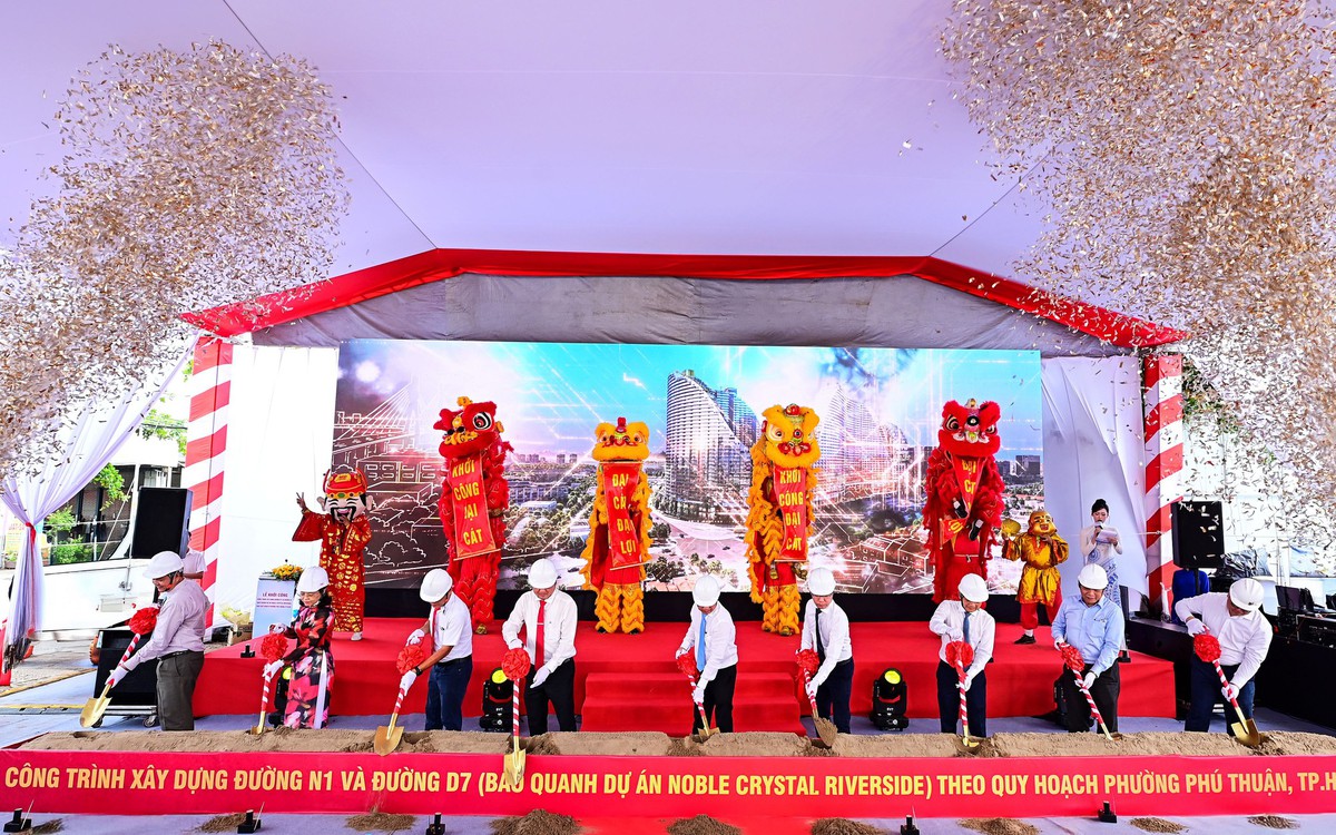 Khởi công đường N1 và D7 bao quanh Noble Crystal Riverside: Gỡ nút thắt hạ tầng quan trọng tại Đào Trí - Phú Thuận
