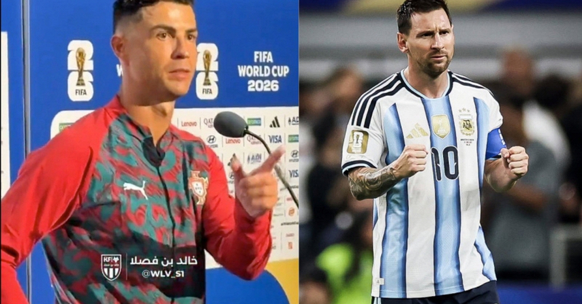 Ronaldo phản ứng cực gắt khi được hỏi về Messi