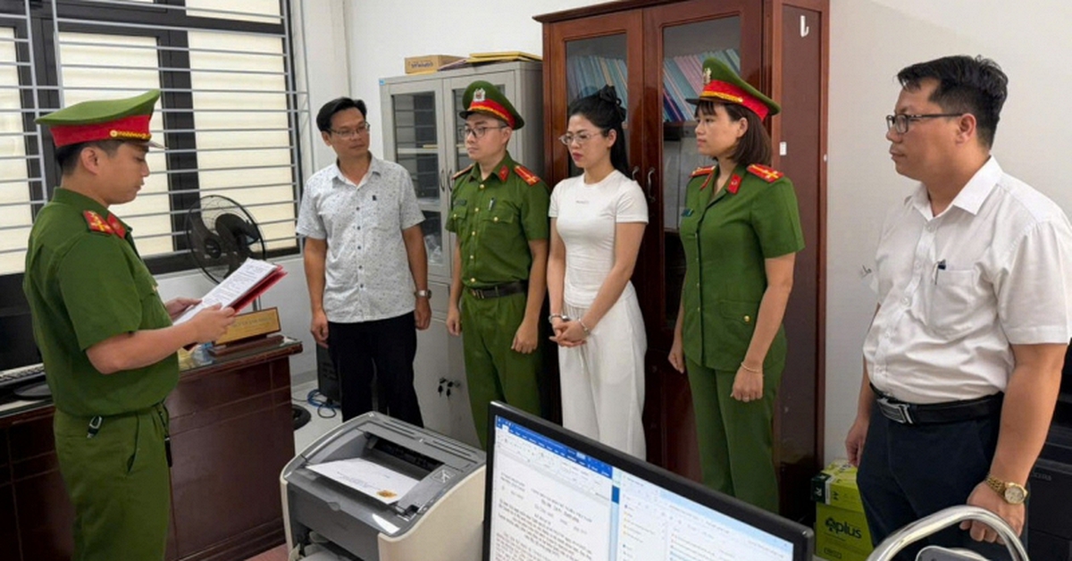 Thi hành lệnh bắt tạm giam Phạm Thị Mỹ Tuyết SN 1997