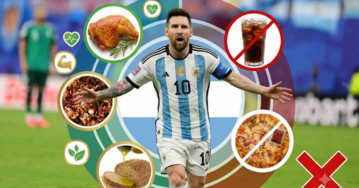 Huyền thoại Messi 38 tuổi tiết lộ 5 nguyên tắc ăn uống lạ: Từ bỏ 1 món 12 năm và dùng 1 thứ để "lọc dầu" trong máu