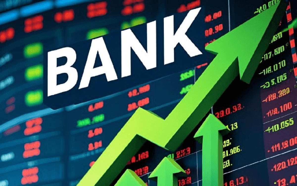 Một cổ phiếu ngân hàng tăng hơn 9% trong phiên 24/6