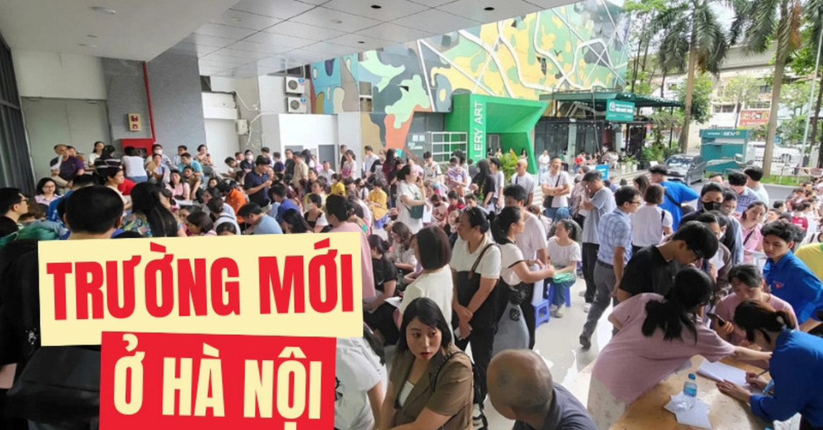 Trường THPT công lập đang khiến phụ huynh xếp hàng dài 3 hôm nay: Năm đầu thành lập, học sinh thi 18 điểm trở lên đủ điều kiện xét tuyển
