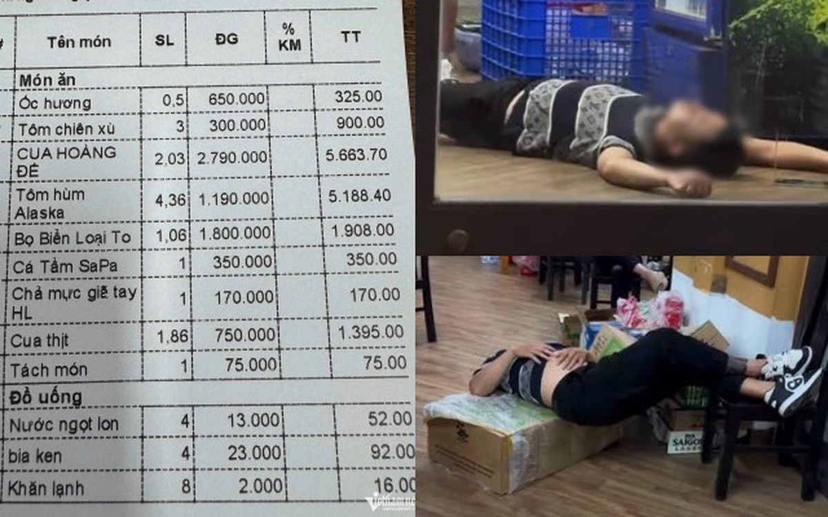 Đưa cô gái quen qua mạng đi ăn hải sản, thanh niên bị bỏ lại với hóa đơn 16 triệu: Hé lộ thái độ khi làm việc với công an