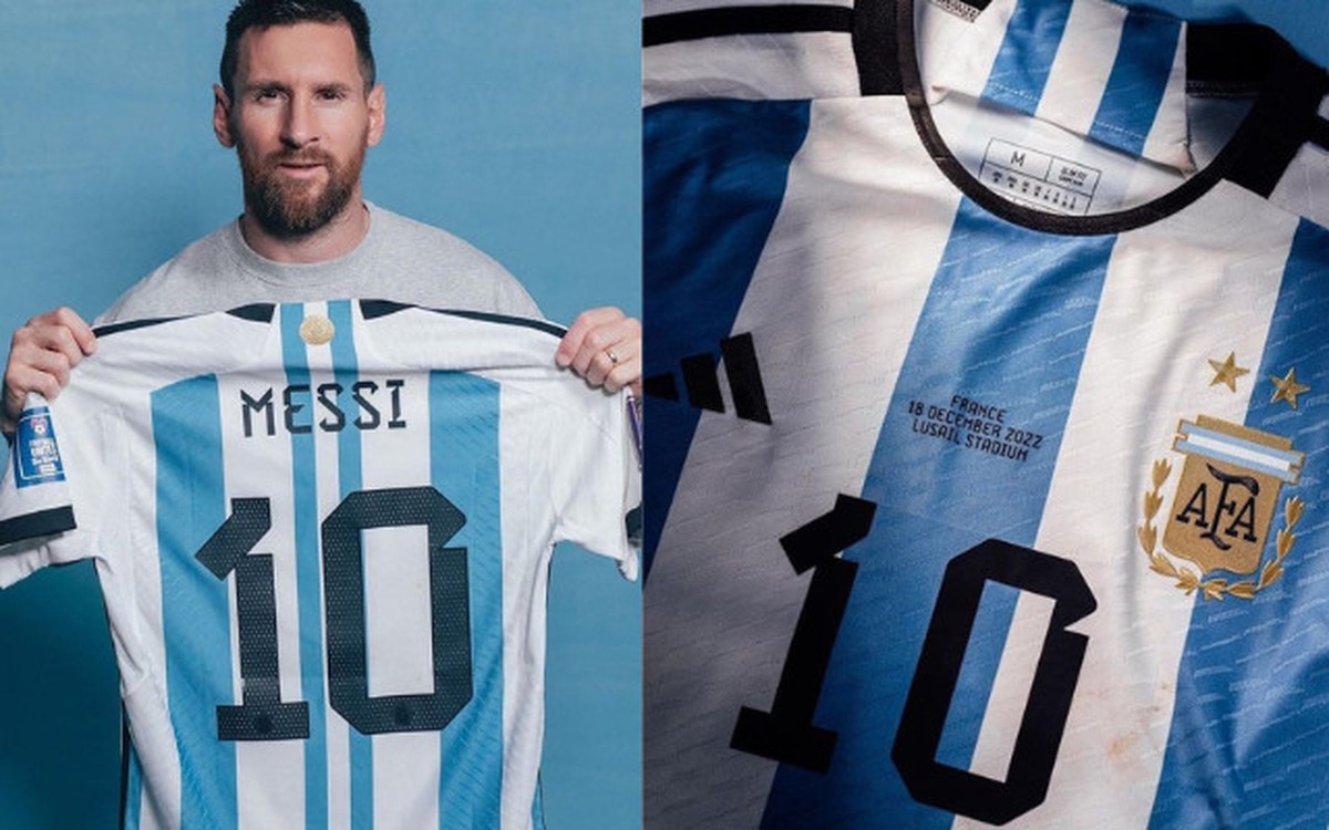 Chiếc áo đấu đắt nhất của Messi