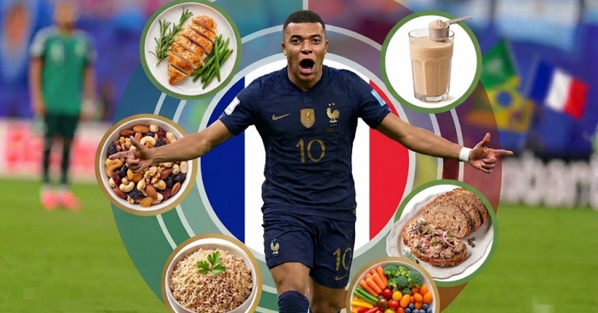 "Siêu sao tiền đạo" Mbappé gây sốc khi tiết lộ ăn 6 bữa một ngày, trưa nào cũng phải ăn 1 món