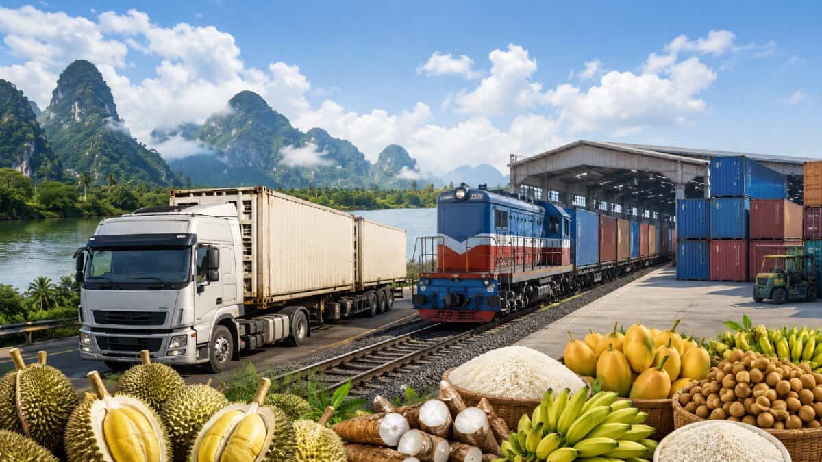 Campuchia mở hành lang mới: Nông sản tăng tốc, từ 20 ngày xuống 1 tuần - Trung Quốc ở gần hơn bao giờ hết