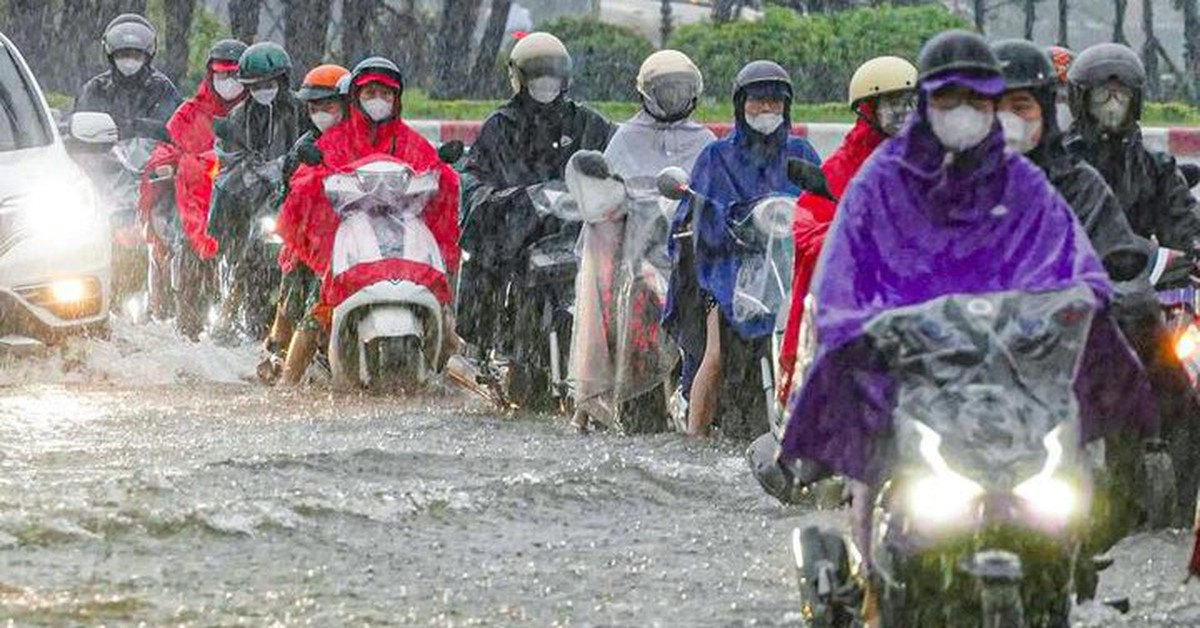 Ngày mai, miền Bắc xuất hiện mưa to đến rất to