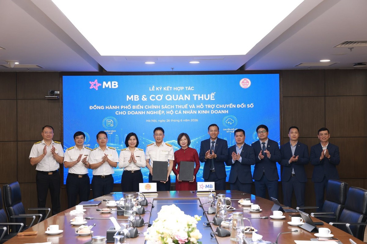 MB chính thức ký thoả thuận hợp tác với Cục Thuế và 33 Thuế địa phương trên cả nước