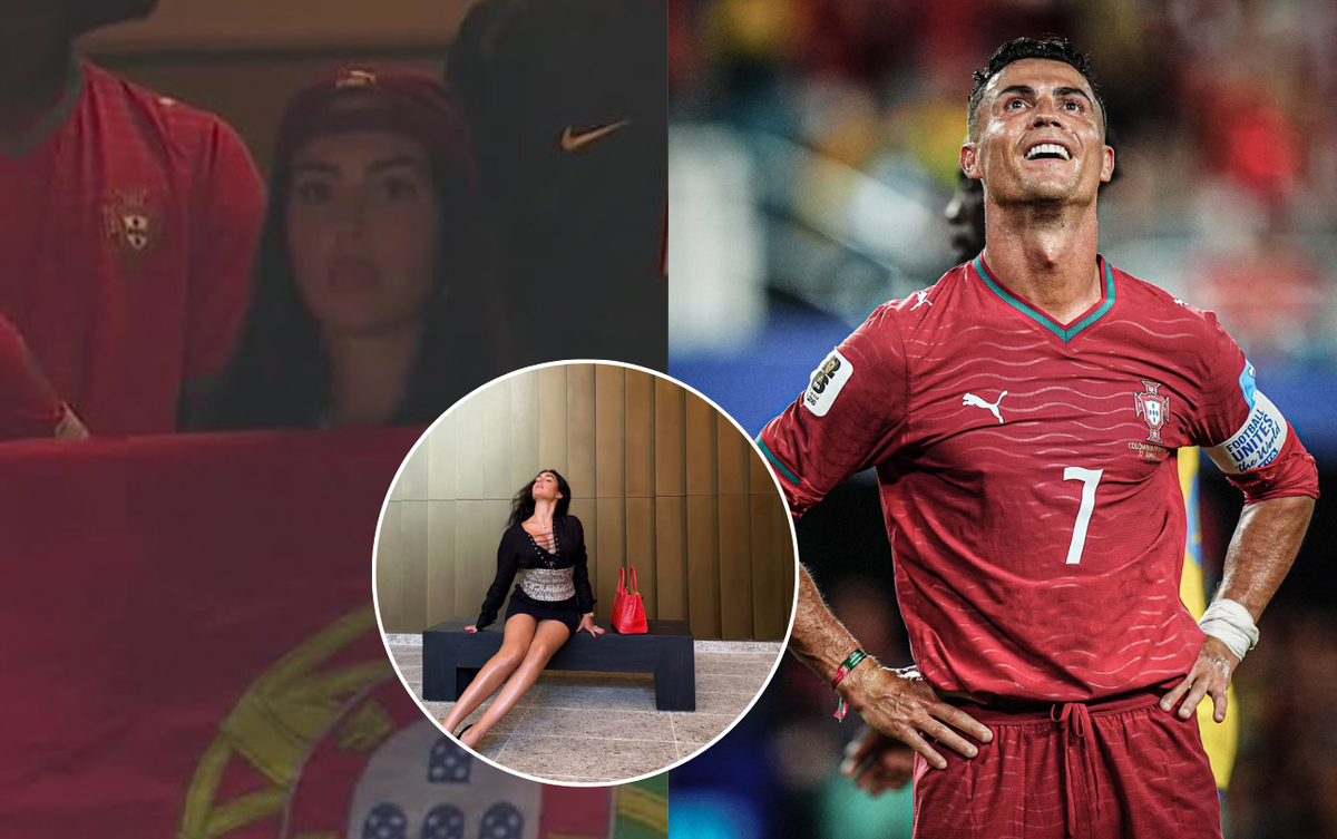 Nàng WAG Georgina diện đầm xẻ sâu nóng bỏng sang Mỹ cổ vũ Ronaldo nhưng siêu sao lại bị "tắt tiếng", bị chấm 6,3 điểm