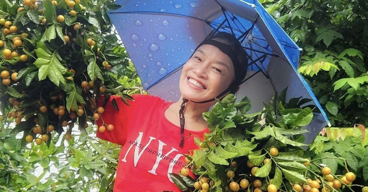Nữ nghệ sĩ Việt sở hữu khu vườn rộng 4000m² ven sông Hồng, U60 tận hưởng cuộc sống điền viên chill không thể tả