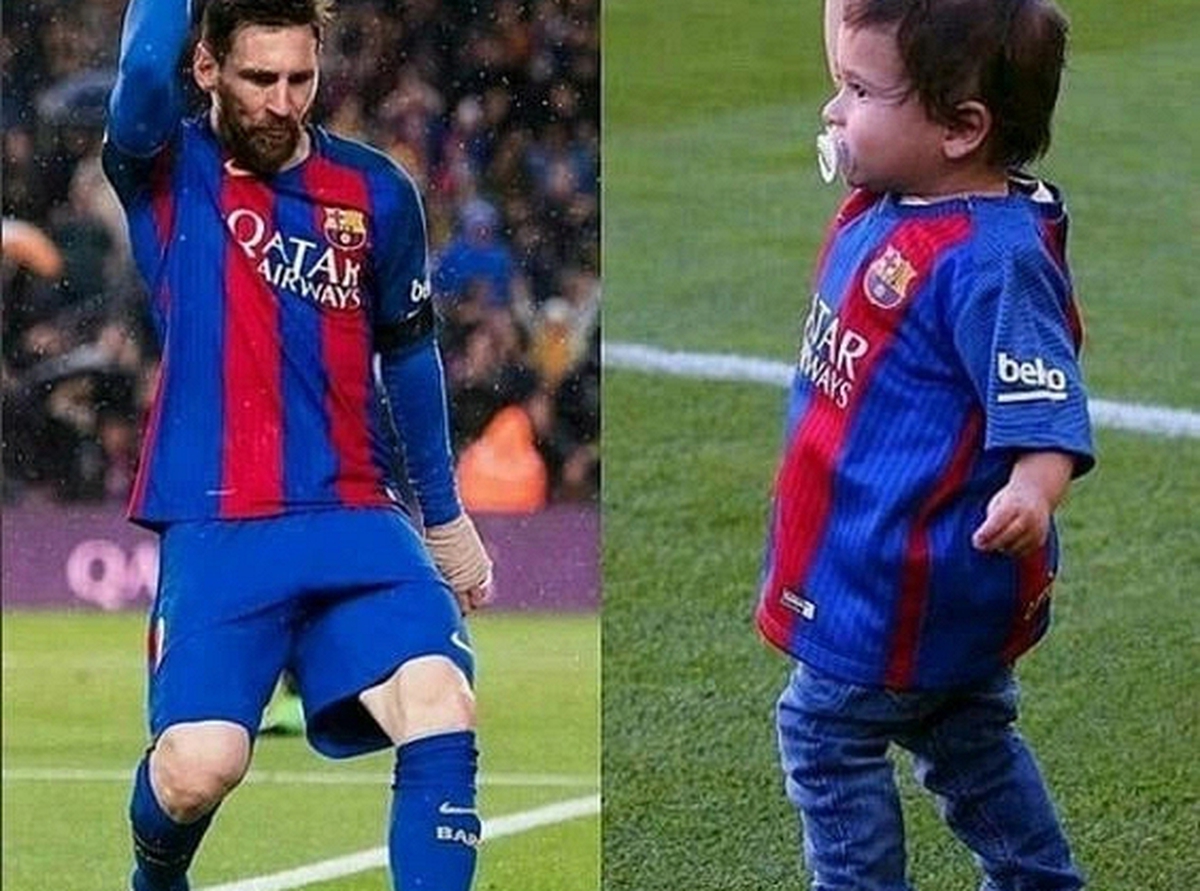 Cả 3 cậu con trai của Messi, không có cậu bé nào thần tượng bố!