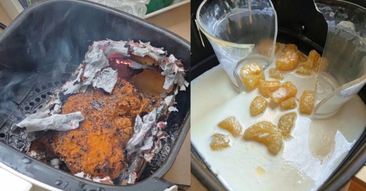 Nói với người nhà bạn ngay! 3 thứ đặt trong nồi chiên không dầu không khác gì tự kích hoạt bom trong nhà