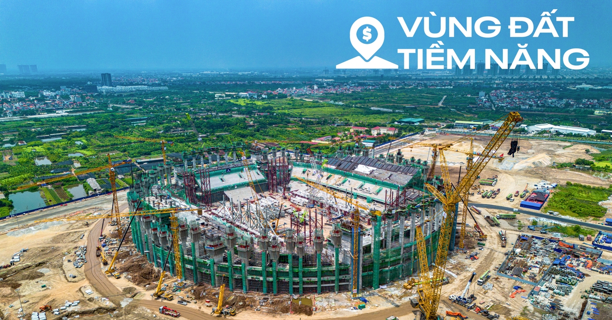 Bất ngờ tiến độ siêu sân vận động lớn thứ hai Việt Nam sau 8 tháng khởi công: Khán đài dần lộ diện, sắp lắp mái vòm thép 8.600 tấn