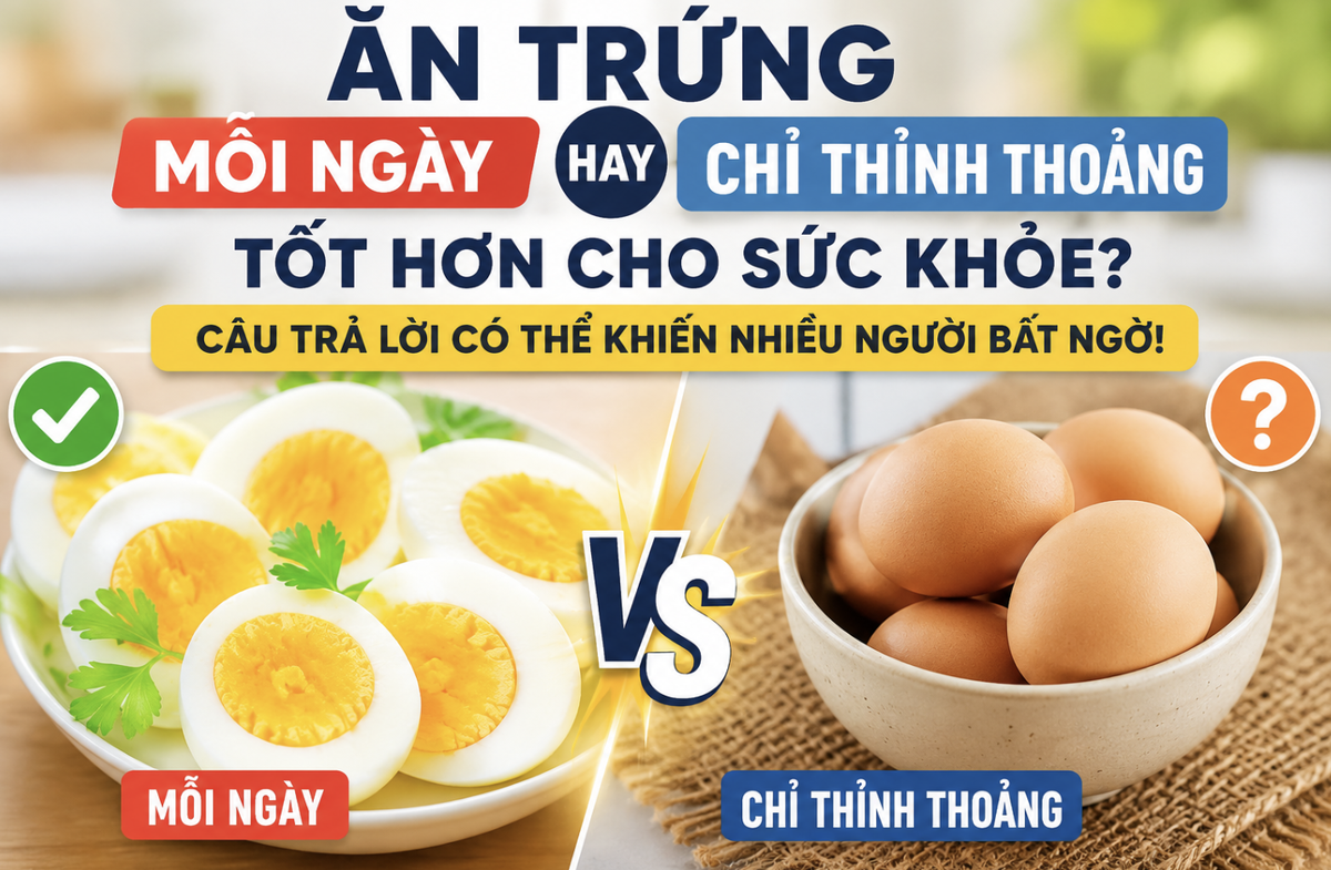 Ăn trứng mỗi ngày hay chỉ ăn thỉnh thoảng tốt hơn? Câu trả lời có thể khiến nhiều người bất ngờ