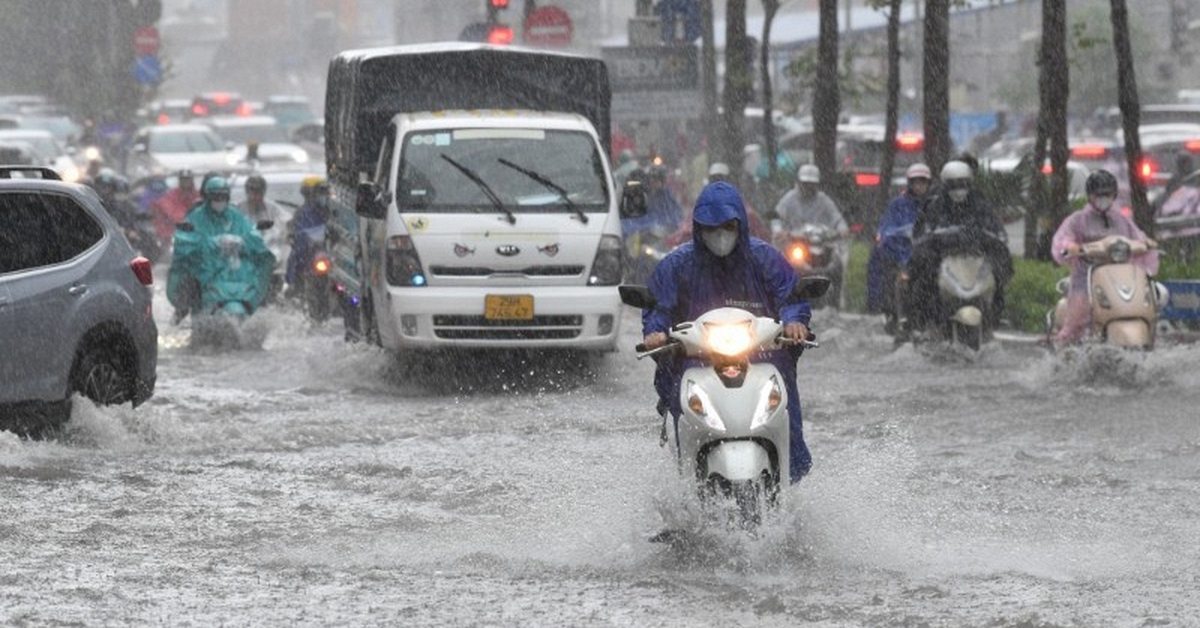 Ngày mai, miền Bắc sẽ xuất hiện mưa to đến rất to