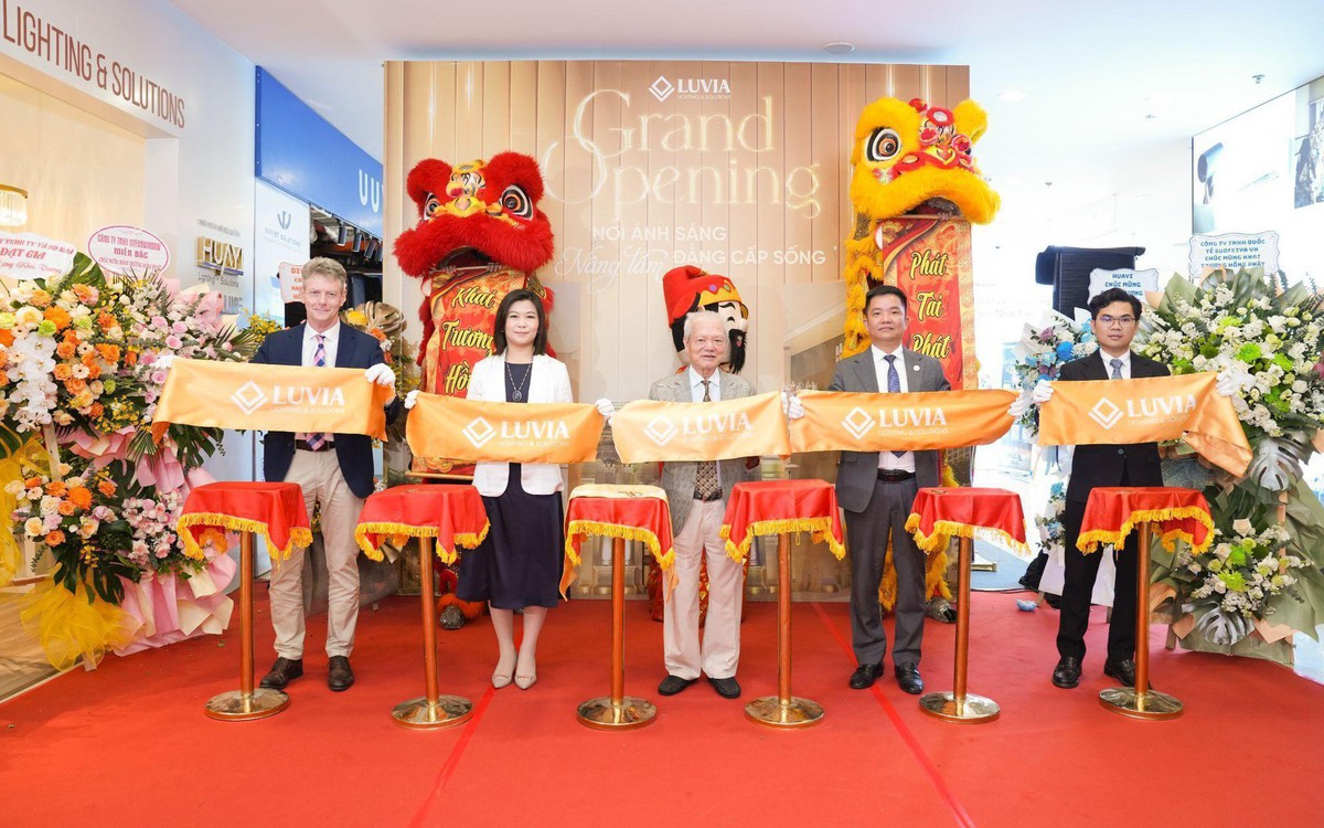 Luvia chính thức ra mắt tại Hà Nội với showroom trải nghiệm ánh sáng cao cấp