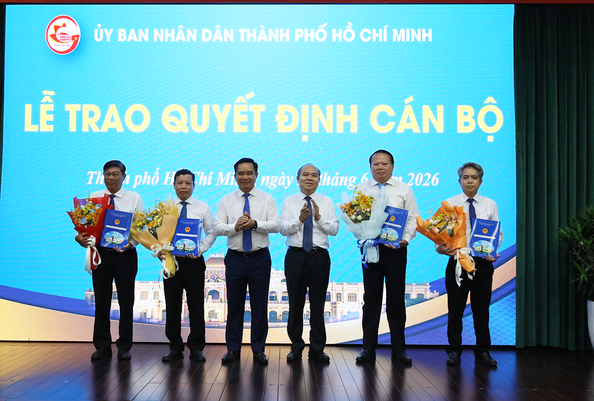 TP.HCM điều động, bổ nhiệm loạt lãnh đạo sở ngành