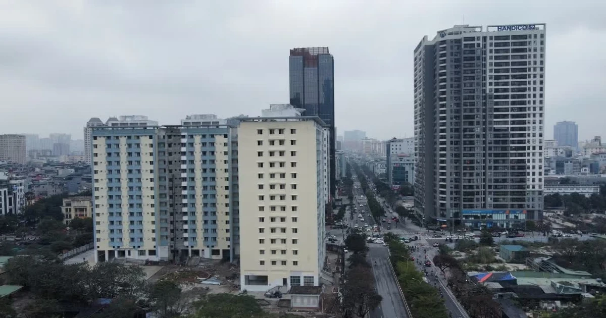 Chung cư tái định cư trên "đất vàng" Hà Nội chuẩn bị đón dân vào ở