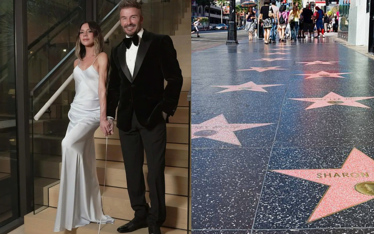 David Beckham đi vào lịch sử khi là cầu thủ đầu tiên được khắc tên trên Đại lộ Danh vọng Hollywood