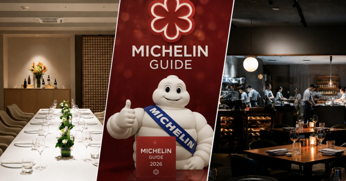 Một trong hai tân binh mới nhận sao Michelin 2026 là một nhà hàng chỉ vỏn vẹn 4 BÀN