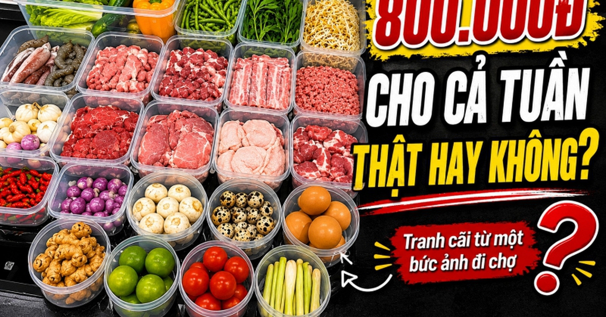 Vì sao bức ảnh đi chợ đầy ắp hải sản, rau, thịt giá 800.000 đồng gây tranh cãi, câu trả lời nằm ở nơi bạn sống