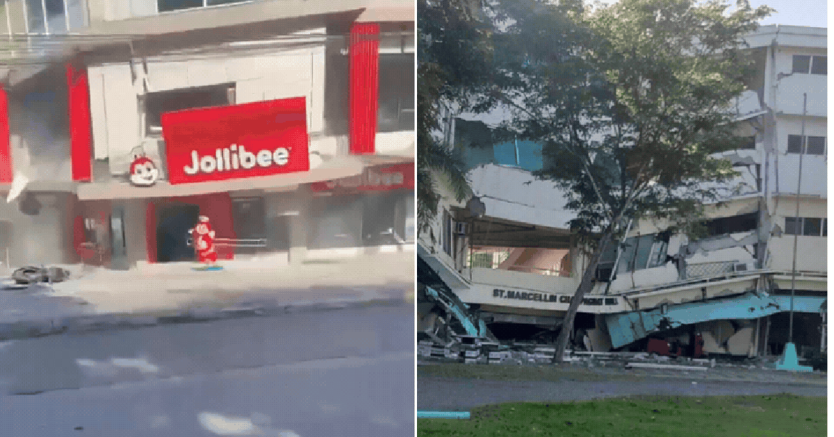 Hiện trường tan hoang của trận động đất 7,8 độ ở Philippines