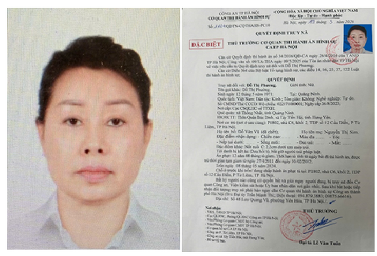 Ai thấy Đỗ Thị Phương SN 1971 ở đâu, trình báo ngay theo số 0987.566.616