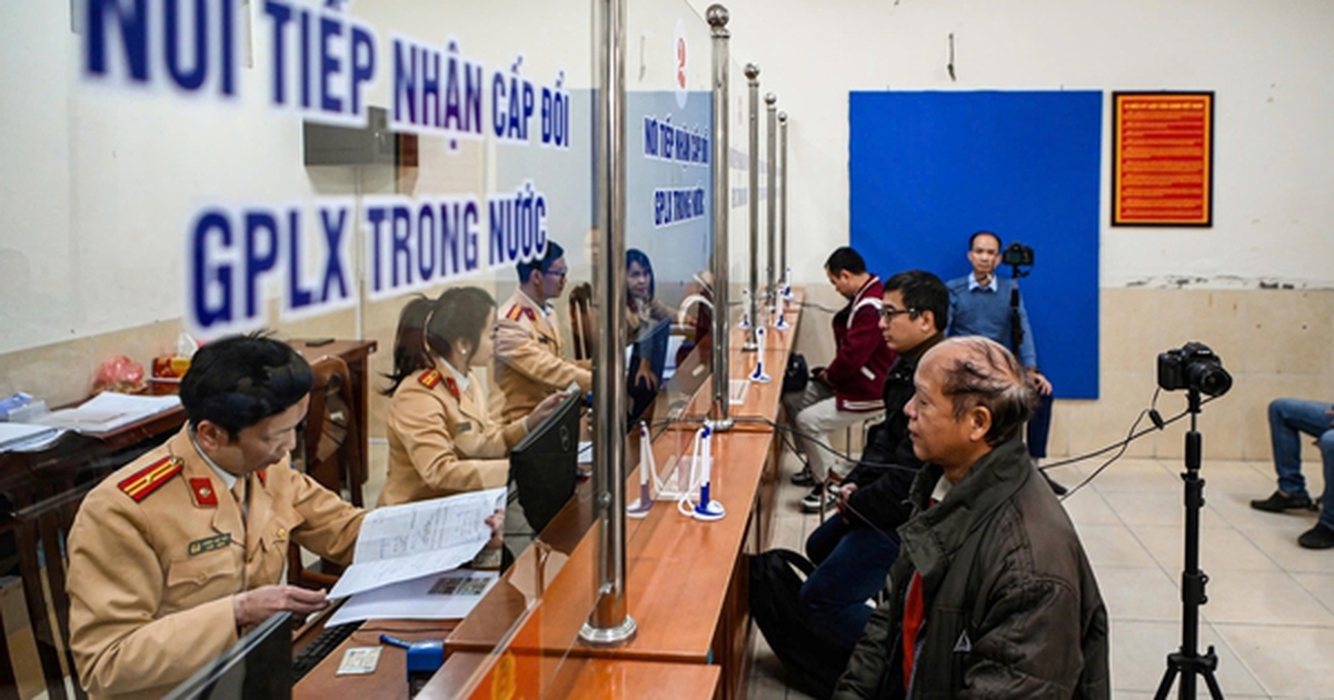 Dự kiến giảm 50% thời gian cấp giấy phép lái xe