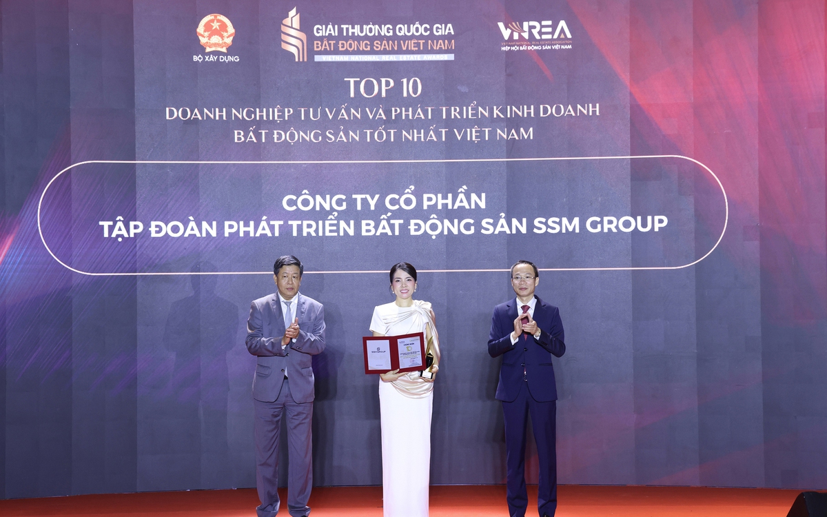 SSM Group được vinh danh tại Giải thưởng Quốc gia Bất động sản Việt Nam