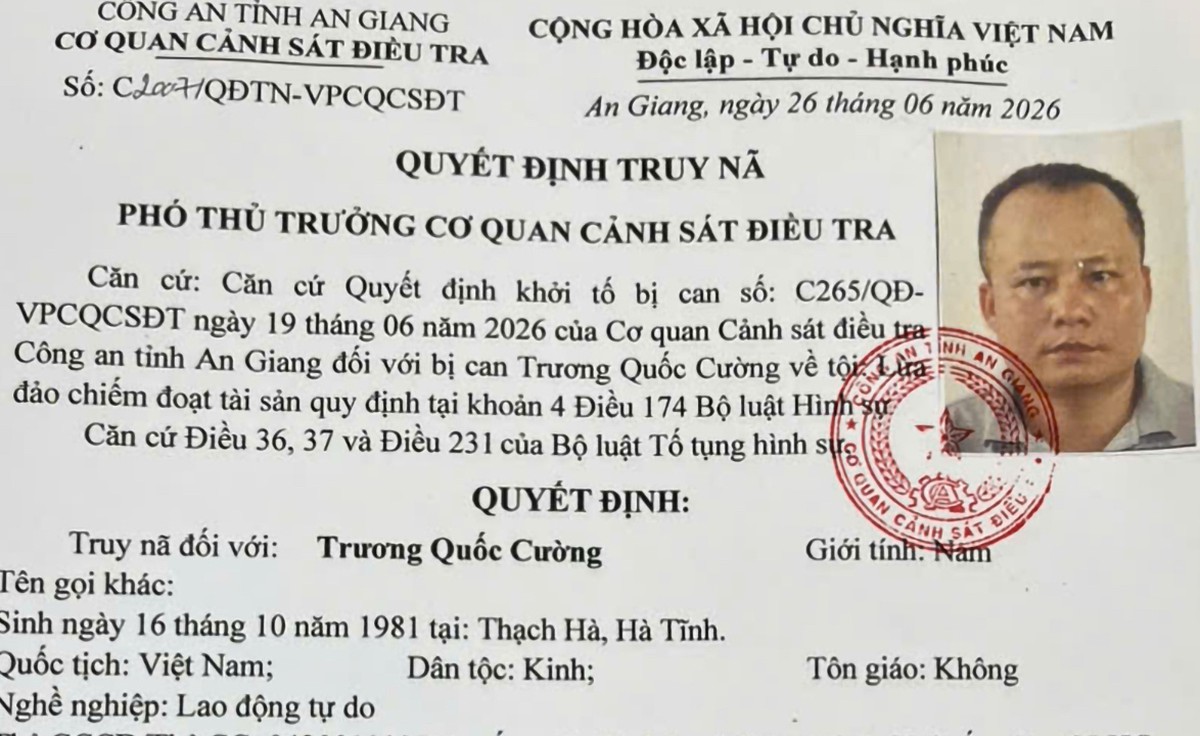 Lấy đất của người khác bán, một người ở Phú Quốc bị truy nã