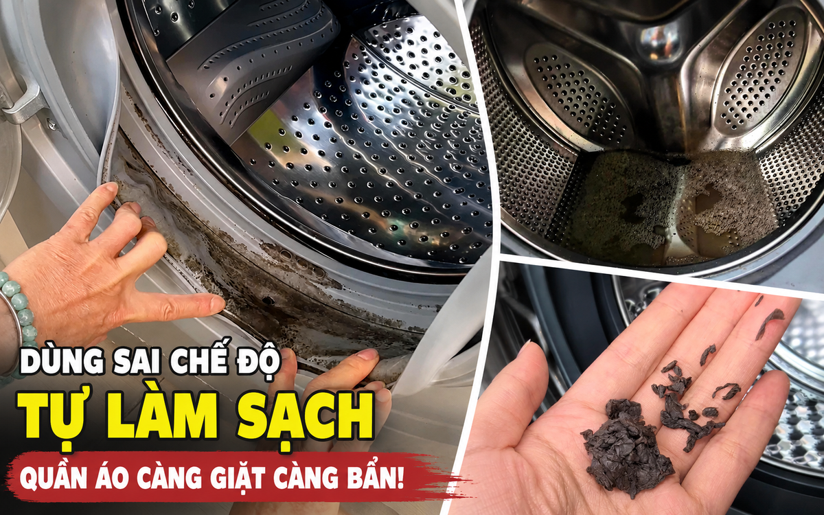 90% gia đình dùng sai chế độ tự làm sạch máy giặt: Đây là lý do quần áo càng giặt càng có mùi