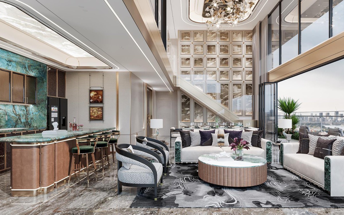 Nghệ thuật kiến tạo Sky Villas độc bản với riêng tư và gắn kết song hành tại Noble Crystal Long Bien WorldHotels Residences