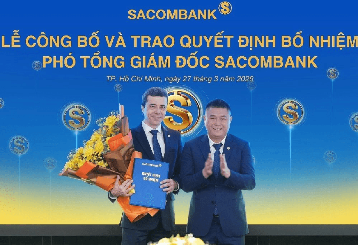 Chân dung tân Tổng Giám đốc Sacombank: Được bổ nhiệm làm CEO sau 3 tháng gia nhập ngân hàng và mối duyên công việc với ông Nguyễn Đức Thụy