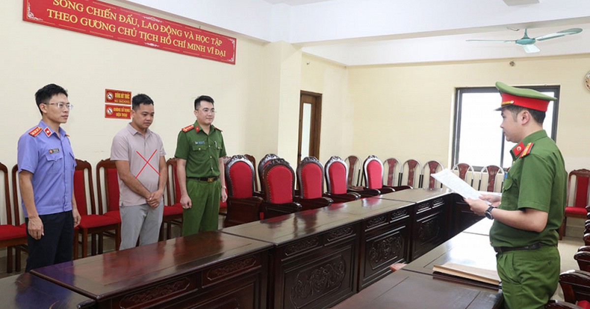 Quyết định khởi tố Nguyễn Mạnh Cường SN 1987