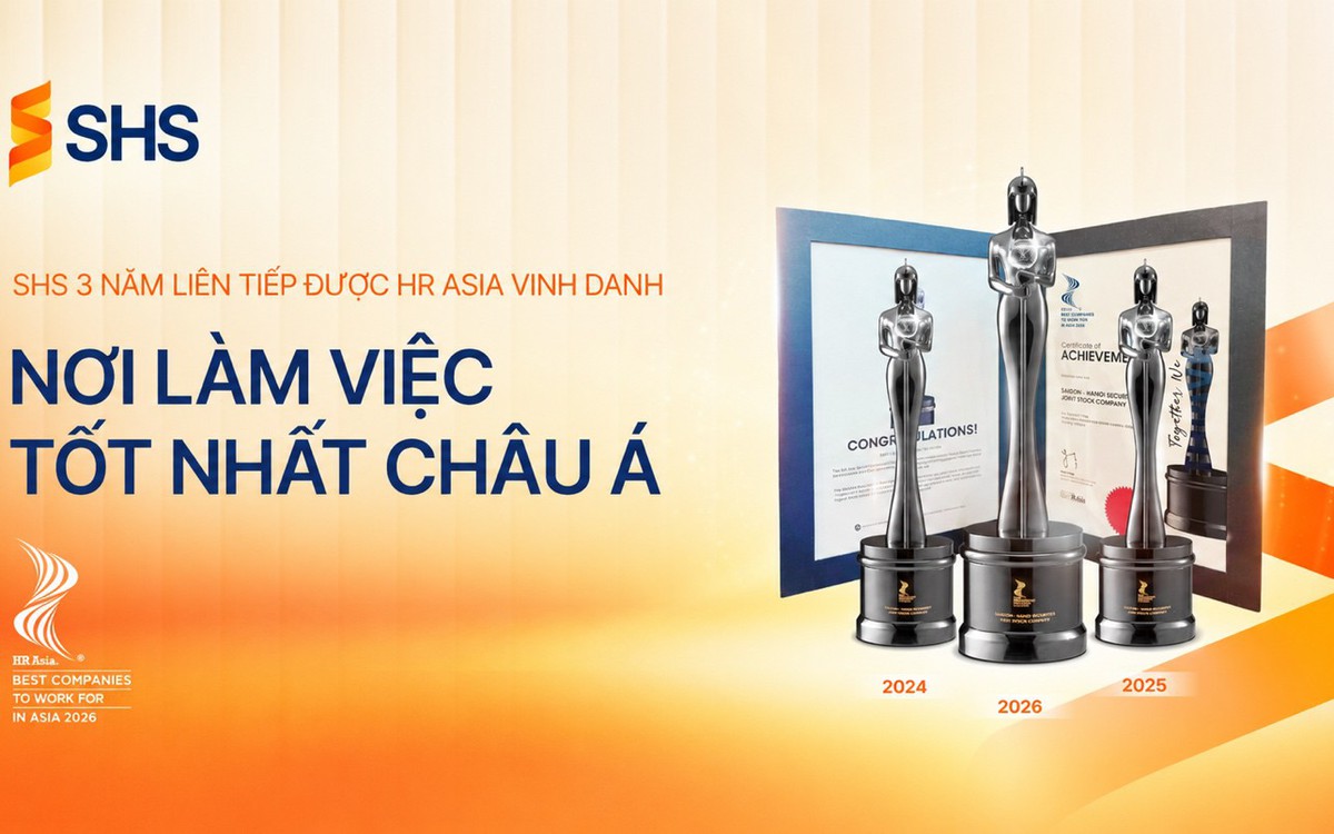 SHS ba năm liên tiếp được vinh danh “Nơi làm việc tốt nhất châu Á”