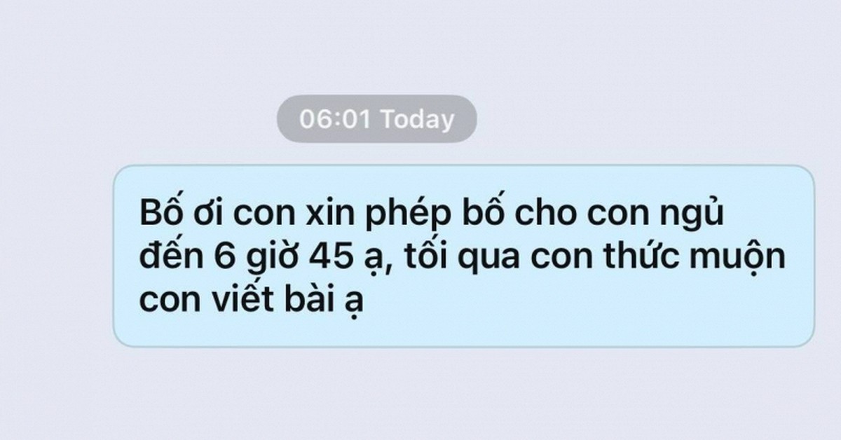 Tin nhắn lúc 6 giờ sáng của một nữ sinh khiến nhiều người "đọc thôi đã thấy không thở nổi"