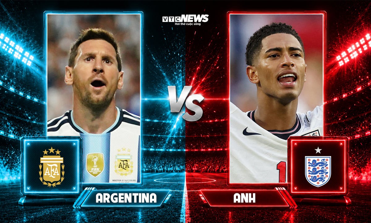 Nhận định, dự đoán tỷ số Anh vs Argentina: Kane, Bellingham so tài Messi