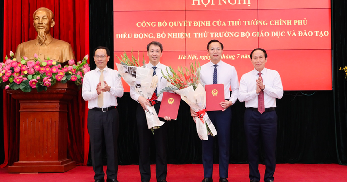 Công bố quyết định điều động, bổ nhiệm 2 Thứ trưởng