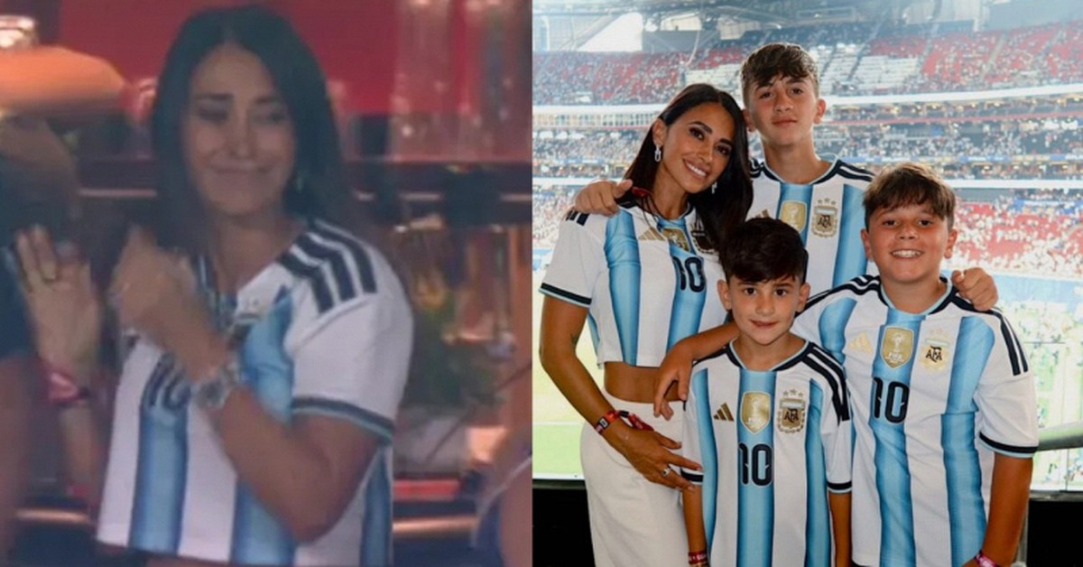 Vợ Messi vỡ òa ôm người thân khóc nức nở trong khoảnh khắc Argentina giật vé chung kết từ tay tuyển Anh