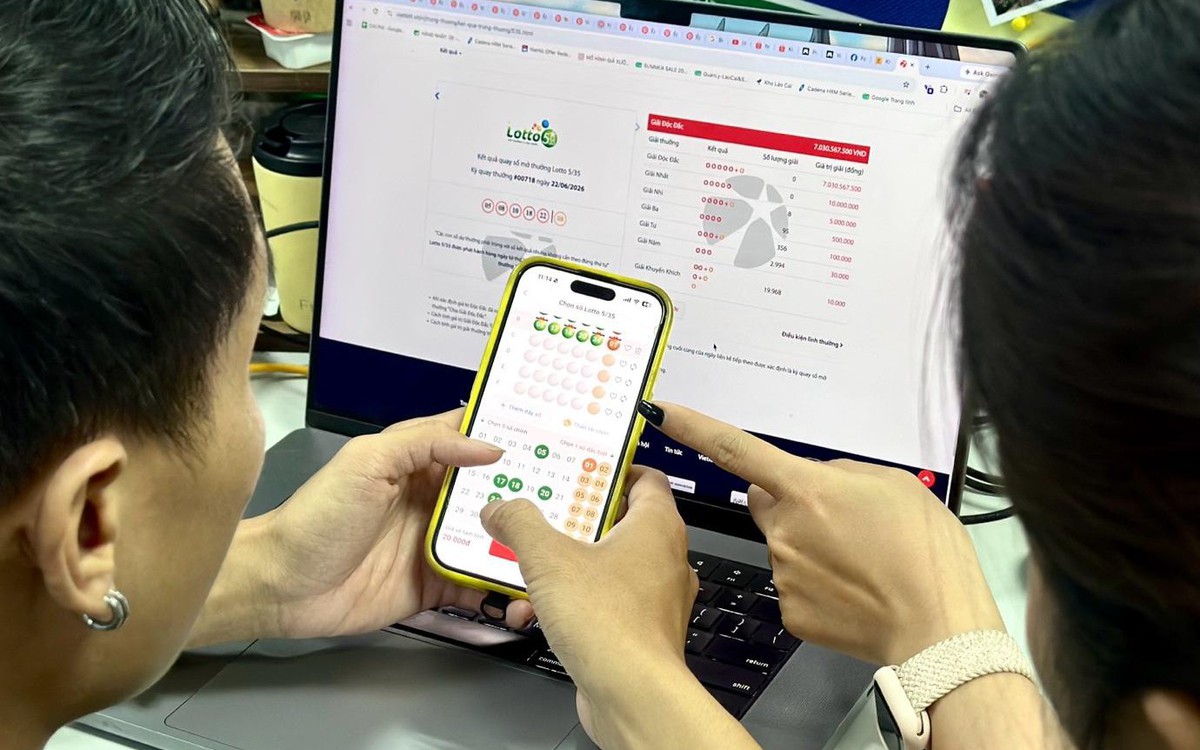 Cơ hội trúng 2 Độc đắc mỗi ngày cùng xổ số quay nhanh Lotto 5/35