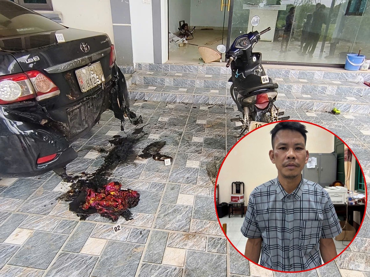 Bắt Nguyễn Văn Lực - kẻ mang xăng đốt xe ô tô nhà hàng xóm