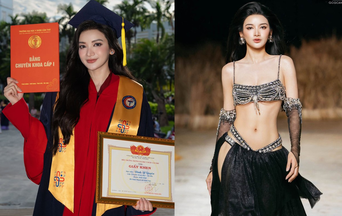 Á hậu Việt vừa tốt nghiệp bác sĩ chuyên khoa 1 đang hút 2 triệu lượt xem là ai?