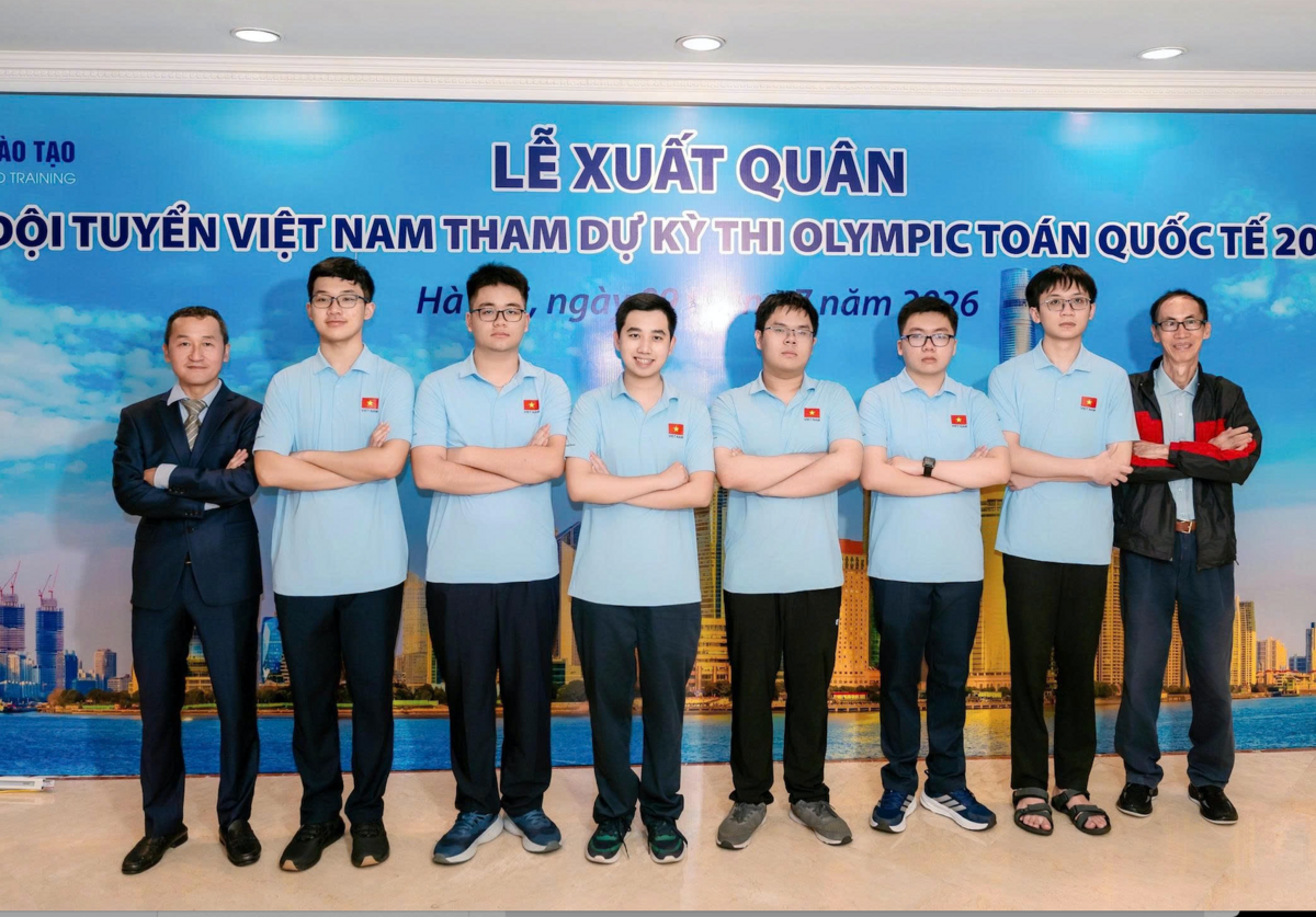 Việt Nam giành 2 HCV Olympic Toán quốc tế 2026, xếp thứ 5 thế giới