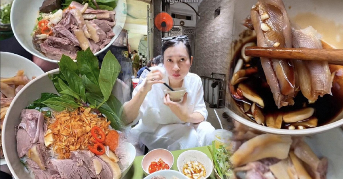 Quán bún ngan Hà Nội chuyên nhìn mặt khách mới chịu tính tiền, đổi lại đĩa chân rút xương ngon khó có đối thủ