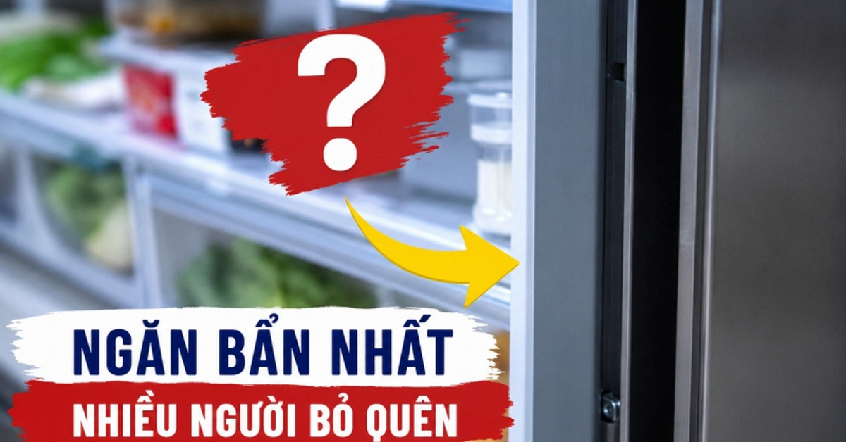 Phát hiện ngăn bẩn nhất trong tủ lạnh, nhiều người chưa từng vệ sinh