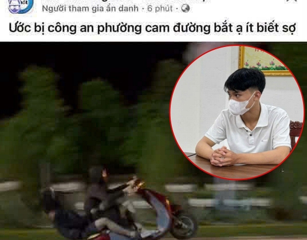 Cái kết của thanh niên đăng clip bốc đầu ẩn danh "ước bị công an bắt" lên Facebook