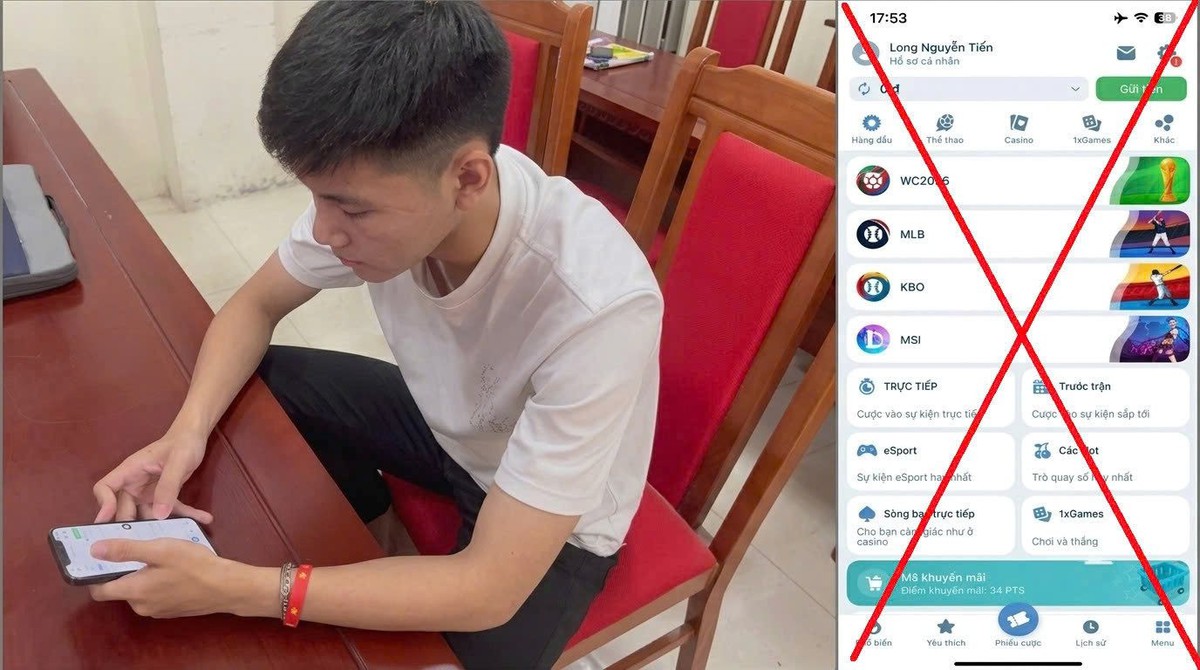 Công an điều tra 17 giao dịch tổng cộng 109 triệu đồng trong ứng dụng liên kết với MB Bank của thanh niên SN 2007